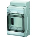 Hensel KV PC 9106 KV 90-Automatengehäuse Polycarbonat 6 Teilungseinheiten (6x18 mm), IP 65 