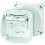 Hensel KF 0404 G Kabelabzweigkasten 1,5-4 qmm 3phasig, 6 qmm 1phasig, 5pol. Klemme 