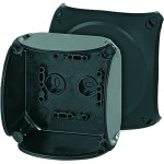 Hensel KF 0400 C Kabelabzweigkasten ohne Klemme Gehäusewände ohne Vorprägungen, schw. 