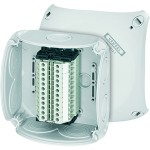 Hensel RK 0612 T Reihenklemmenkasten 1,5-6 qmm, 12 Klemmen WT 4, mit Außenbefestigung 