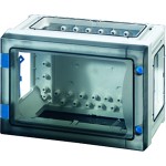 Hensel FP 0100 ENYSTAR-Leergehäuse, Einbaumaße 216x126x136mm, transparenter Tür 