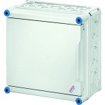 Hensel Mi 0221 Mi-Leergehäuse, Einbaumaße 275x275x115 mm, nicht durchs. Scharn.dec 