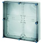 Hensel Mi 0800 Mi-Leergehäuse, Einbaumaße 575x575x146mm, transparenter Deckel 