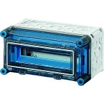 Hensel Mi 1117 Mi-Automatengehäuse, 12 TE, mit 1 Klappdeckel, o. PE- und N-Klemmen 