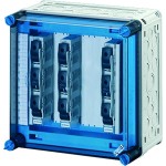 Hensel Mi 3266 Sicherungsgehäuse 3x3x63A,D02 auf Sammelschiene 250 A, 5polig 