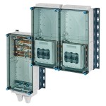 Hensel Mi AS 9252 anschlussfertiger Verteiler 2x3xNH 1 , 250 A, 5pol. Sammelsch. 400A 