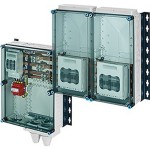 Hensel Mi AS 9252 S anschlussfertiger Verteiler 2x3xNH 1 , 250 A, 5pol. Sammelsch. 400A 