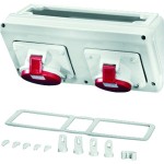 Hensel Mi CB 12 Mi Connection Box, CEE 16A, + CEE 32A, 5p., 400V, 6h 