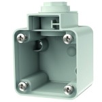 Mennekes 10714 Wandsteckdosen-Unterteil Grau 