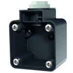 Mennekes 10716 Wandsteckdosen-Unterteil schwarz 