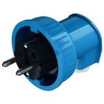 Mennekes 10818 Winkelstecker Schuko 16A 2p+E 230V IP66 BL 