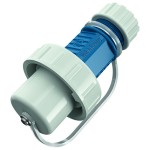 Mennekes 10828 Stecker Schuko 16A 2p+E 230V IP68 BL-GR 