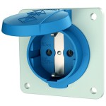 Mennekes 11031F Schuko blau IP54 BL 16A 2p+E 230V 