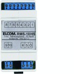 ELCOM 1400210 RMS-10HS Mithörsperre 10 Teilnehmer REG 1+n lichtgrau für Türsprechanlagen 