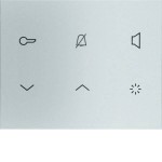 ELCOM REA113Y Innenstat. Audio 2D silber matt TOUCH 