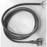 Bachmann 320.176 Schutzkontakt-Zuleitung 16A/250V 5 Meter schwarz 