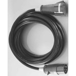 BACHMANN 346.170 Extension 5G4mm² schwarz, H07RN-F CEE 16A rot 400V, 5 m 