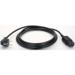 BACHMANN 352.175 Netzkabel Schutzkontakt - IEC320-C19 16A/250V, unverpackt, schwarz, 3 m 