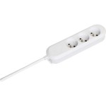 BACHMANN 388.270 SMART Steckdosenleiste 3x Schutzkontakt, weiß, 1,5 m 