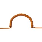 Bachmann 684.880 Spiralleitung PUR 3G1,5 0,5 Meter orange 