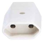 BACHMANN 900.005 Euroflachkupplung 2,5A/250VAC, Montage, weiß 