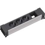 BACHMANN 909.004 CONFERENCE TOP FRAME Medium Einsatz 3x Schutzkontakt 1x ABD 