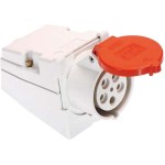 BACHMANN 910.002 Wand-Kombidose 400V, IEC309 IPX4 5polig Schutzk.dose 230V 16A 