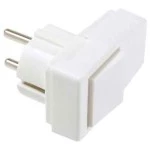 BACHMANN 911.171 Schutzkontaktstecker, schwarz flach Wippschalter 2-p 