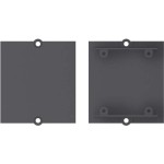 BACHMANN 917.010 Custom Modul Blindabdeckung mit Anschraubdome, schwarz 