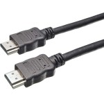BACHMANN 918.019 Verbindungskabel HDMI High Speed Kabel, 3 m 