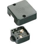 Bachmann 924.103 Einbau-Truhen-Taster schwarz mit Zusatzgehäuse 