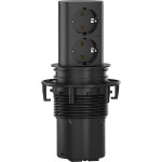 BACHMANN 928.0024 Elevator 2xCEE7/3, AEH, schwarz, 2 m 