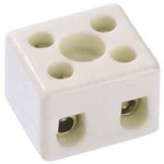 BACHMANN 950.002 Porzellanklemme bis 2,50mm² 2-polig 