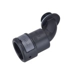 Fränkische AEPA-17M25PB AEPA-17M25PB schwarz Bogen 90° Ku-Gewinde metrisch 4890712300 10 Stück 