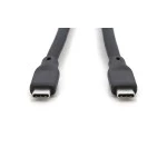 Digitus AK-300342-005-S USB Silikon Kabel, USB 10Gbps, 0,5m, schwarz 