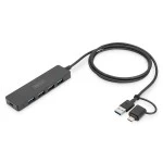 Digitus DA-70236 USB 3.0 Hub 4-Port, Slim Line 