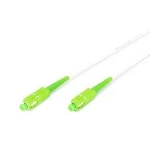 Digitus DK-2922A-01-SCA-SX Glasfaser Patchkabel, stahlarmiert, simplex, singlemode, SC/APC – SC/APC, 1 m 