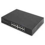 Digitus DN-80112-2 16-Port Gigabit Switch, 19 Zoll, Unmanaged 