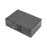 Digitus DS-12851 KVM Switch, 2x1 DP, DP Out,USB 