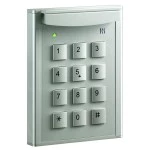 TCS AZF50000-0010 Codeschloss codelock 12 zur Zutrittskontrolle für bis zu 10 Codes AP silber 