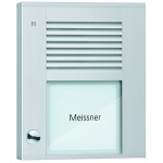 TCS PDS01-EN/04 Audio Außenstation Serie PDS 1 Klingeltaste (linksbündig) AP silber 
