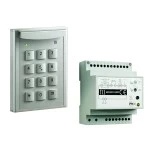 TCS PZF5000-0010 code:pack mit Codechloss codelock12 für bis zu 10 Zahlencodes eloxiert silber + Steuergerät BVS20 