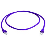 Telegärtner 100008036 Patchkabel S/FTP 6A violett 0,5 Meter 