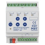 MDT AKD-0410V.02 KNX Dimmaktor 4-fach, 4TE REG, 1-10 V RGBW 