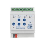 MDT AMI-0416.03 KNX Schaltaktor 4-fach, 4TE REG, 16/20 A, 230 V AC, C-Last, Strommessung, 200 µF 
