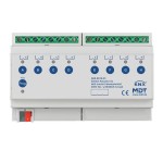 MDT AMI-0816.03 KNX Schaltaktor 8-fach, 8TE REG, 16/20 A, 230 V AC, C-Last, Strommessung, 200 µF 