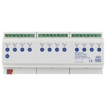** MDT AMS-1216.02 KNX Schaltaktor 12-fach 12TE REG 16 A 230 V AC C-Last mit Strommessung 140 µF 