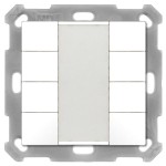 MDT BE-TA5508.G2 KNX Taster 55 8-fach, Reinweiß glänzend 