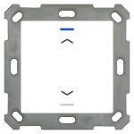 MDT BE-TAL5501.A1 KNX Taster Light 55 1-fach, RGBW, Reinweiß glänzend, Jalousie 