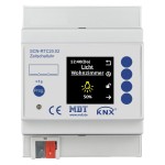 MDT SCN-RTC20.02 KNX Schaltuhr mit 20 Kanälen und aktivem Farbdisplay, 4TE REG 